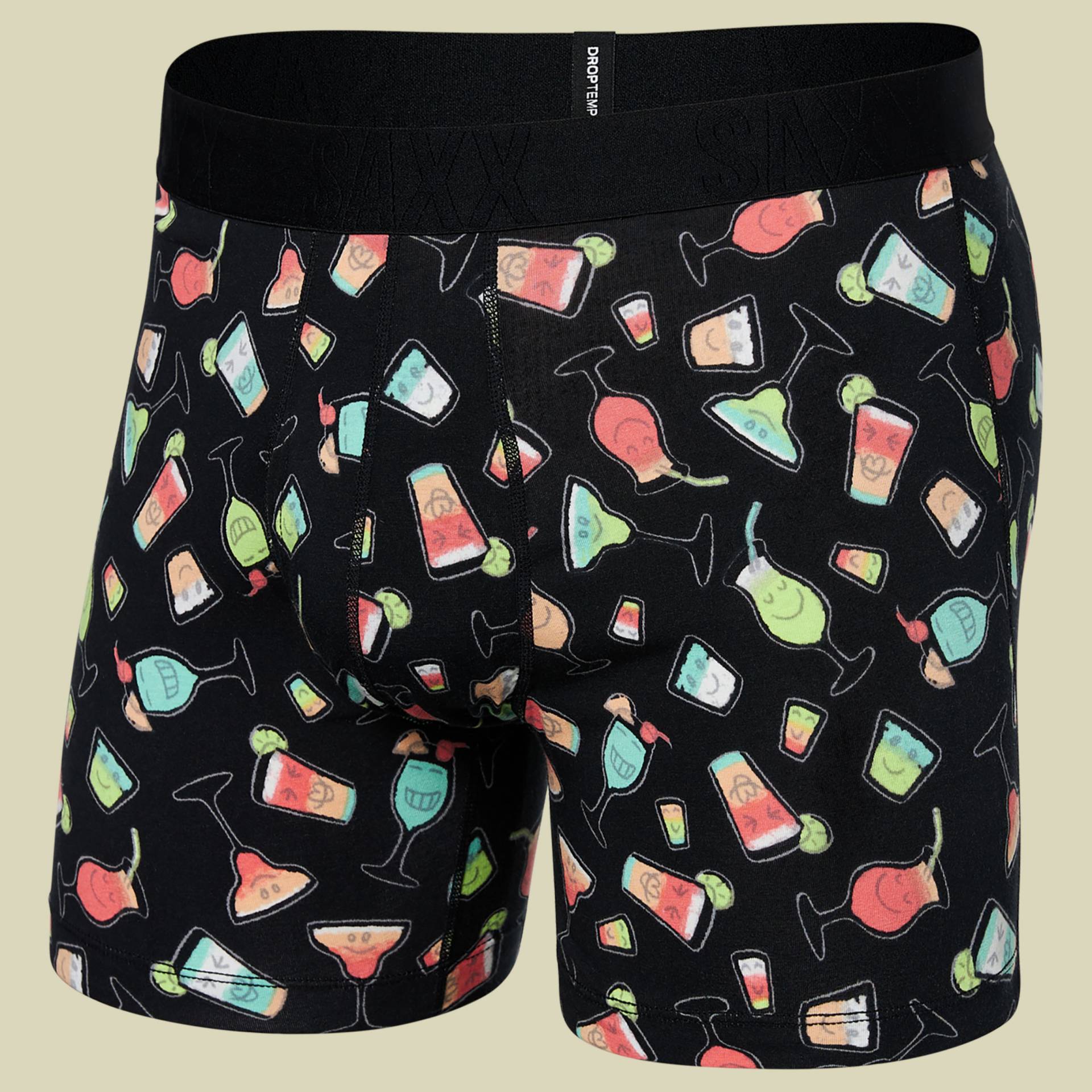 Droptemp Cooling Cotton Boxer Brief Fly schwarz S - happy hour Droptemp Cooling Cotton Boxer Brief Fly schwarz S - happy hour von Saxx