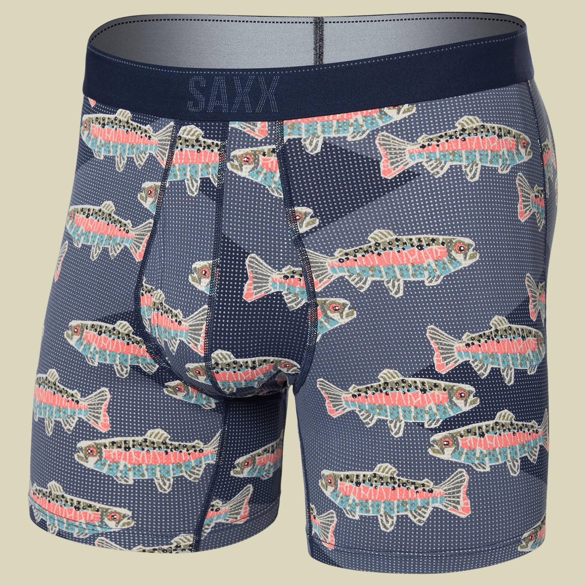 Quest Quick Dry Mesh Boxer Brief Fly mehrfarbig S - solar stripe-twilight Quest Quick Dry Mesh Boxer Brief Fly mehrfarbig S - solar stripe-twilight von Saxx