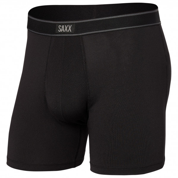 Saxx - Daytripper Boxer Brief Fly - Kunstfaserunterwäsche Gr L schwarz von Saxx