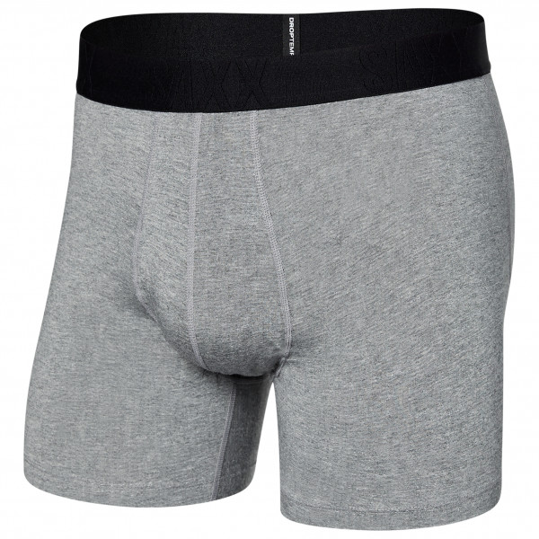 Saxx - Droptemp Cooling Cotton Boxer Brief Fly - Kunstfaserunterwäsche Gr S grau Saxx - Droptemp Cooling Cotton Boxer Brief Fly - Kunstfaserunterwäsche Gr S grau von Saxx