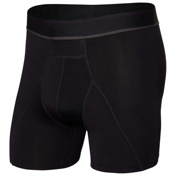 Saxx - Kinetic Light-Compression Mesh Boxer Brief - Kunstfaserunterwäsche Gr XXL schwarz von Saxx