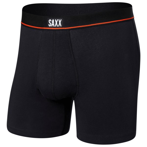 Saxx - Non-Stop Stretch Cotton Boxer Brief - Alltagsunterwäsche Gr XXL schwarz von Saxx