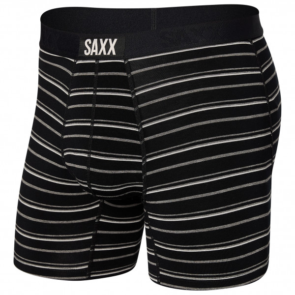 Saxx - Vibe Super Soft Boxer Brief - Kunstfaserunterwäsche Gr L schwarz von Saxx
