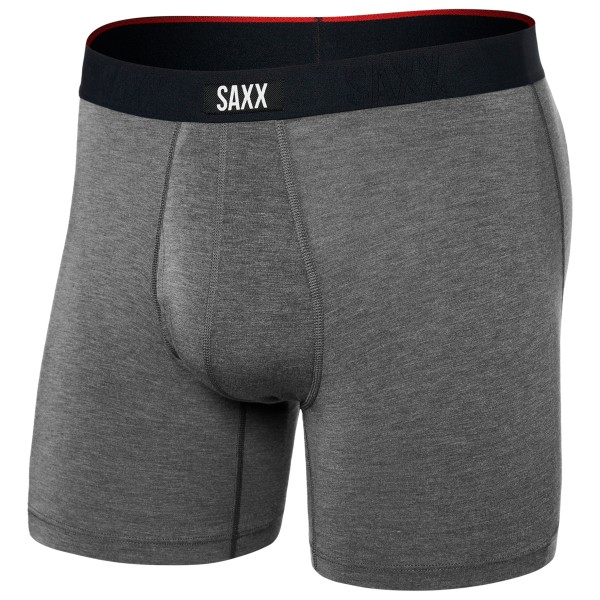 Saxx - Vibe Xtra Boxer Brief Fly - Kunstfaserunterwäsche Gr L grau Saxx - Vibe Xtra Boxer Brief Fly - Kunstfaserunterwäsche Gr L grau von Saxx