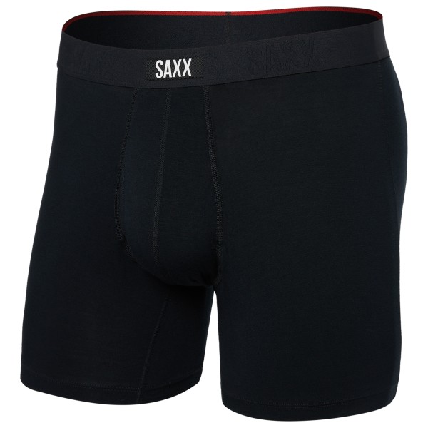 Saxx - Vibe Xtra Boxer Brief Fly - Kunstfaserunterwäsche Gr XL schwarz von Saxx