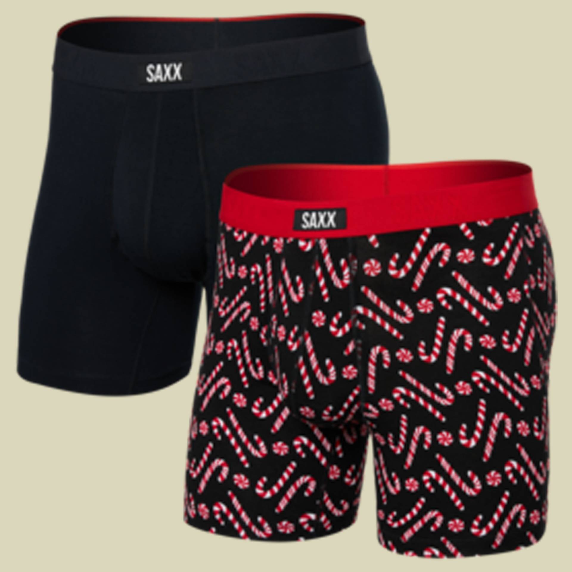 Vibe Xtra Boxer Brief Fly Doppelpack L mehrfarbig - Farbe mint condition / black Vibe Xtra Boxer Brief Fly Doppelpack L mehrfarbig - Farbe mint condition / black von Saxx