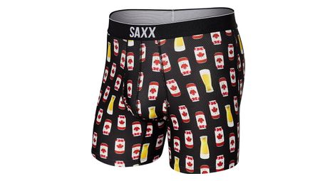 boxer saxx volt breath mesh brief canadian lager schwarz rot von Saxx