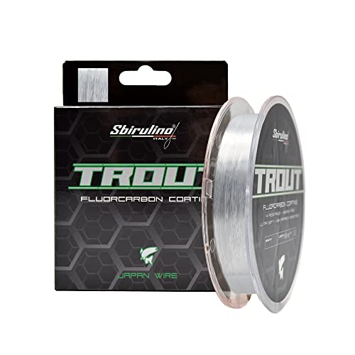 Angelschnur Fluorocarbon Coating Trout MT 150-500-1000 Durchm. 0,12 bis 0,25. Spezieller Forellenwettbewerb. Angelschnur Fluorocarbon Coating Trout MT 150-500-1000 Durchm. 0,12 bis 0,25. Spezieller Forellenwettbewerb. von Sbirulino