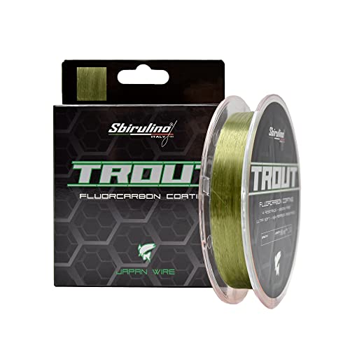 Angelschnur Fluorocarbon Coating Trout MT 150-500-1000 Durchm. 0,12 bis 0,25. Spezieller Forellenwettbewerb. Angelschnur Fluorocarbon Coating Trout MT 150-500-1000 Durchm. 0,12 bis 0,25. Spezieller Forellenwettbewerb. von Sbirulino