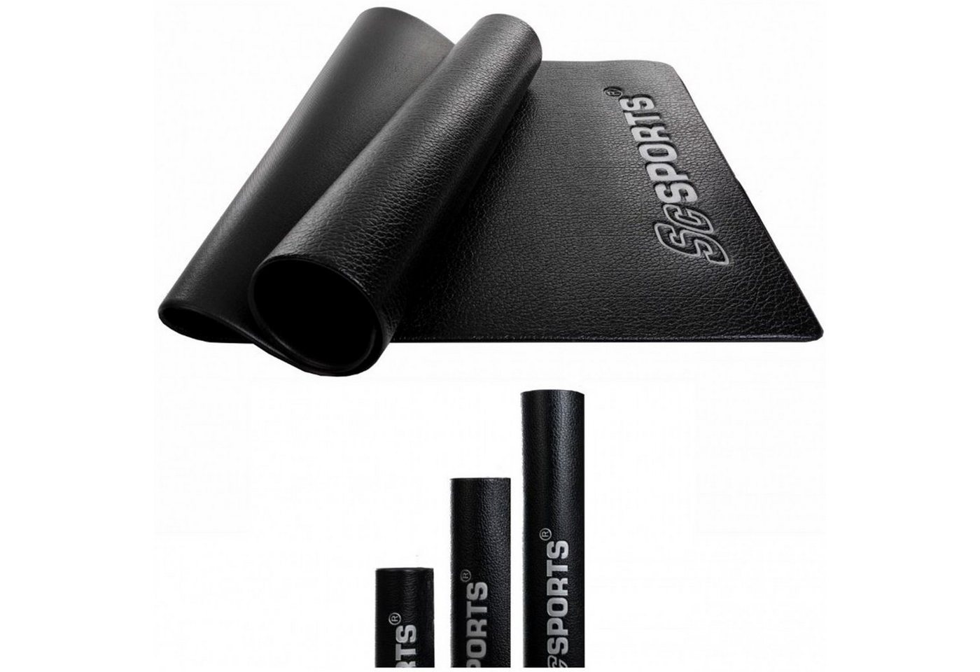 ScSPORTS® Bodenschutzmatte Bodenmatte Bodenschutzmatte Unterlegmatte für Fitnessgeräte von ScSPORTS®