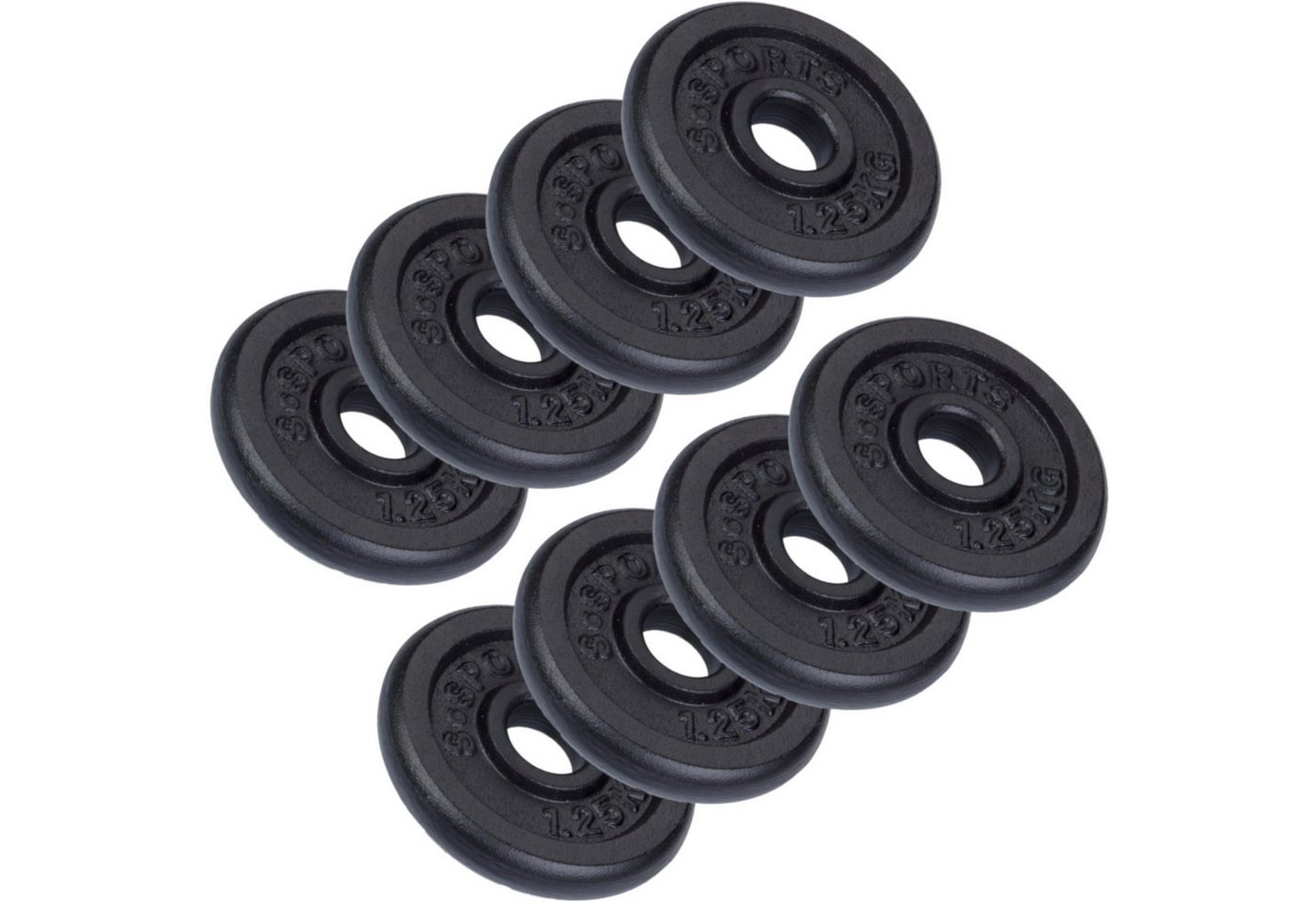 ScSPORTS® Hantelscheiben Set Ø 30mm Gusseisen Gewichtsscheiben Gewichte Fitness von ScSPORTS®