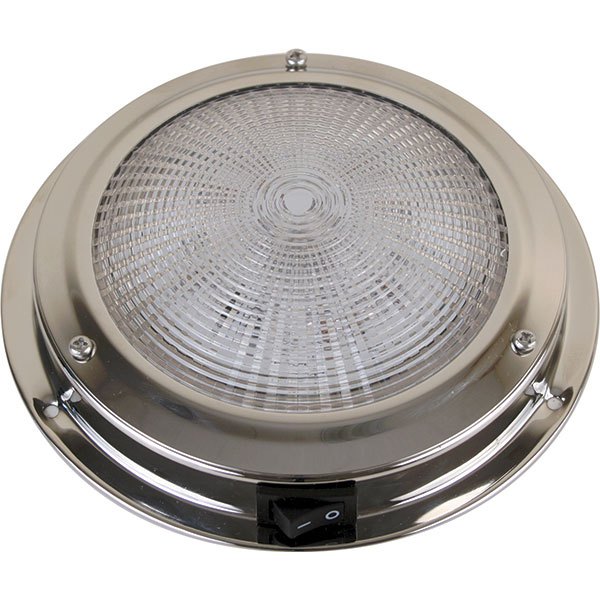 Scandvik Dome 12v Led Light Silber 6 5/8´´ von Scandvik