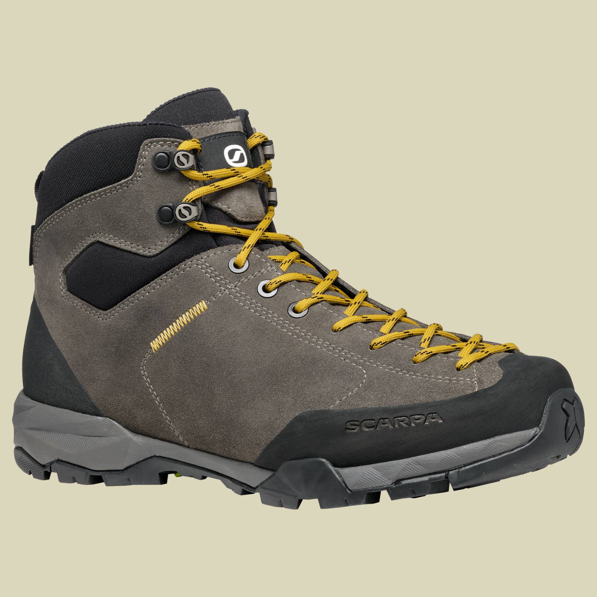 Mojito Hike GTX Wide Men Größe 43,5 Farbe titanium/mustard von Scarpa Schuhe