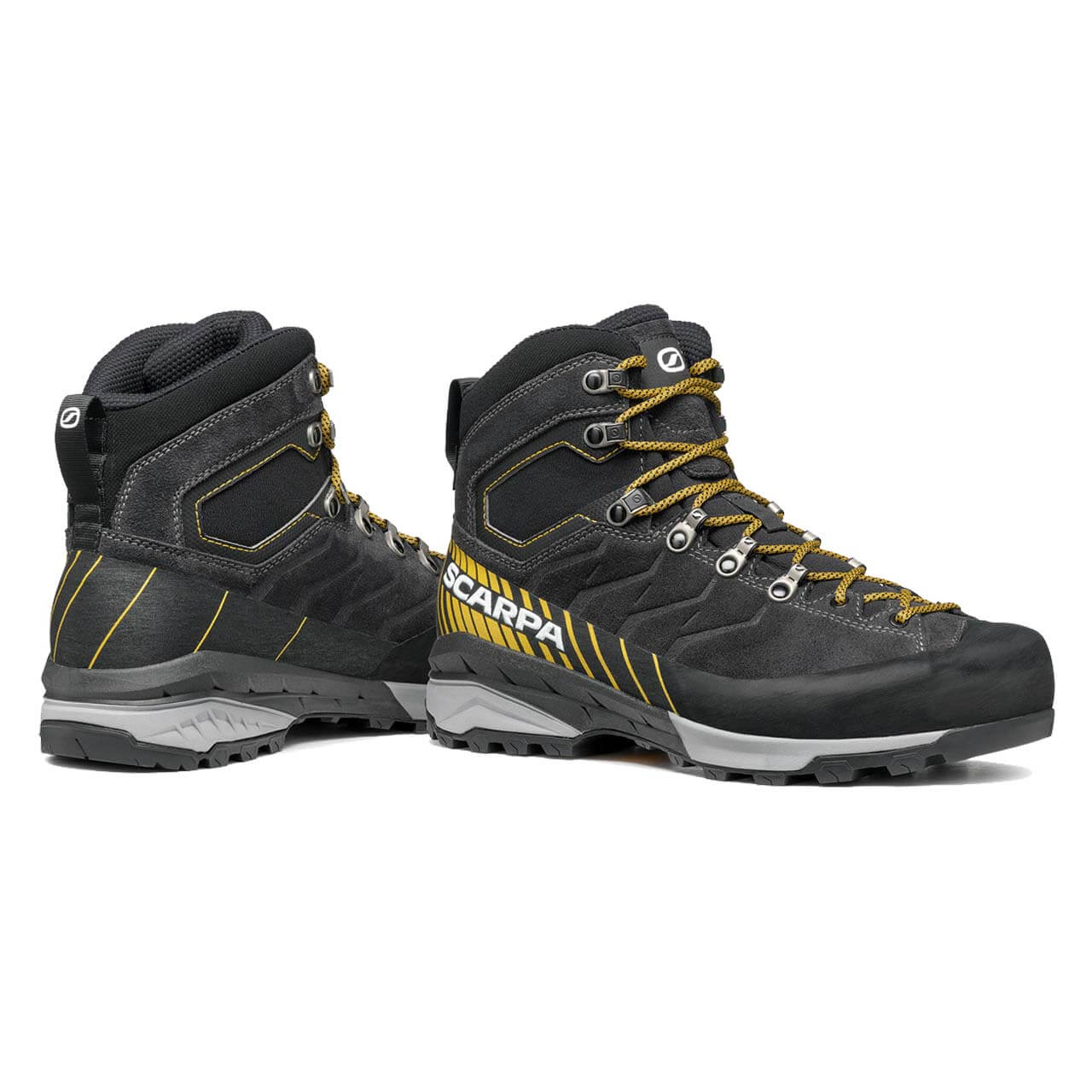 Scarpa Mescalito TRK GTX - Dark Anthracite/Mustard, 45.0 von Scarpa}