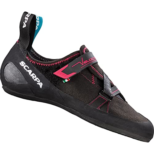 Scarpa Velocity Wmn, Kletterschuhe für Damen, Schwarz/Himbeere Ffxw, 37.5 EU Scarpa Velocity Wmn, Kletterschuhe für Damen, Schwarz/Himbeere Ffxw, 37.5 EU von Scarpa
