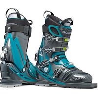 T2 ECO Telemark Schuh - Scarpa, 28,5, true blue/acid green von Scarpa