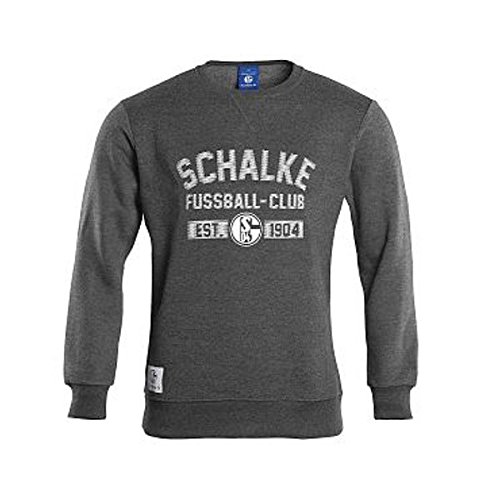 Schalke 04 S04 Sweat - Jacke BlacShirt Grau (128) von Schalke 04