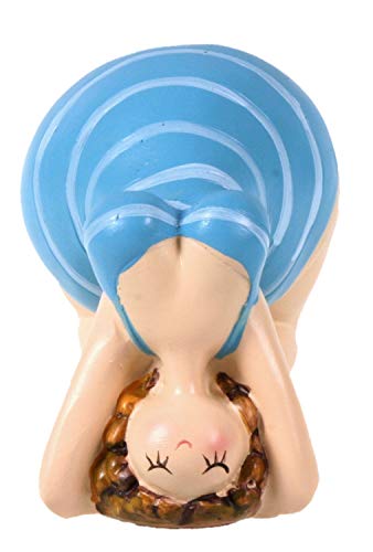 Schick-Design Yoga Dame im blauen Badeanzug 11 cm Figur Brücke Set Bandhasana Mädchen Rubensfrau mollige Dame Badenixe Dicke Frau Badezimmer Pilates Joga Schick-Design Yoga Dame im blauen Badeanzug 11 cm Figur Brücke Set Bandhasana Mädchen Rubensfrau mollige Dame Badenixe Dicke Frau Badezimmer Pilates Joga von Schick-Design