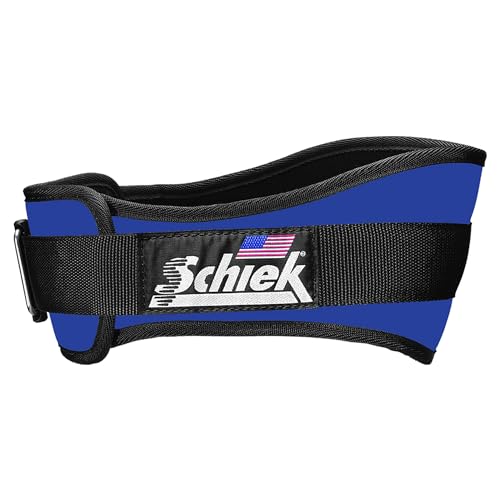 Schiek Sports Gürtel, unisex, bequem justierbar, Rückenbreite 15 cm, Unisex, Helles Marineblau, L von Schiek
