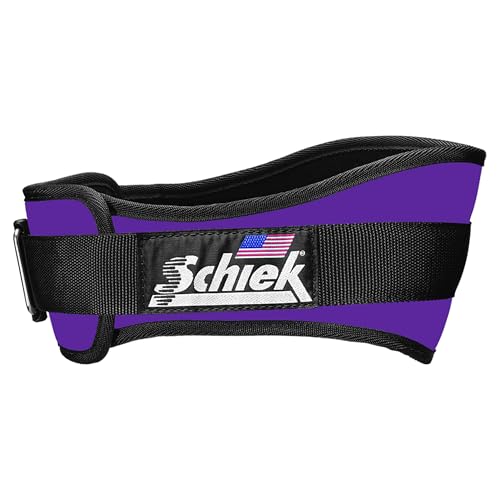 Schiek Original 4 3/4 inch Nylon Support Belt Purple - S von Schiek