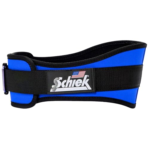 Schiek Sports Gürtel, unisex, bequem justierbar, Rückenbreite 15 cm, Unisex, Blau, L von Schiek