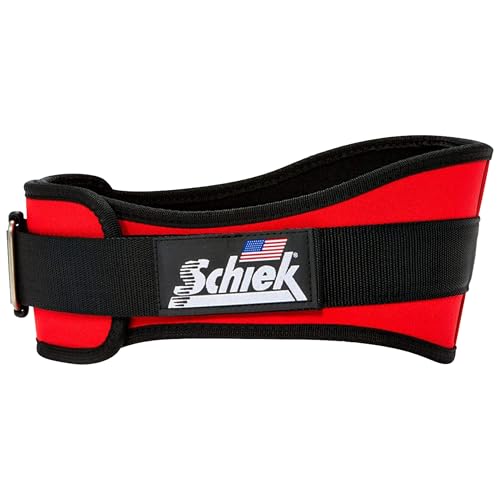 Schiek Sports Gürtel, unisex, bequem justierbar, Rückenbreite 15 cm, Unisex, SG_B00151Y6G2_US, Rot, S Schiek Sports Gürtel, unisex, bequem justierbar, Rückenbreite 15 cm, Unisex, SG_B00151Y6G2_US, Rot, S von Schiek