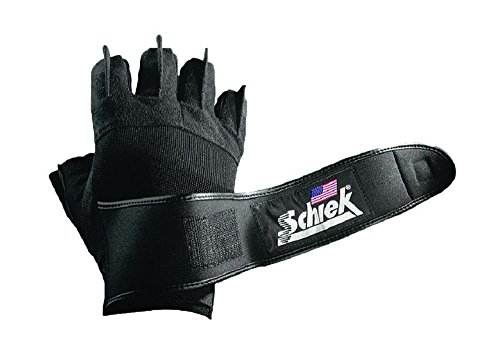 Schiek Sports Handschuhe mit Handgelenkbandage Platin Serie Modell 540, Gr. S von Schiek