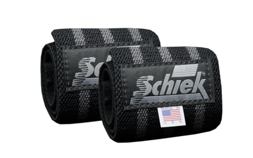 Schiek Sports Heavy Duty Handgelenkbandagen – Gym Workouts Handgelenkstütze – Blackout-Linie Handgelenkbandagen Schiek Sports Heavy Duty Handgelenkbandagen – Gym Workouts Handgelenkstütze – Blackout-Linie Handgelenkbandagen von Schiek