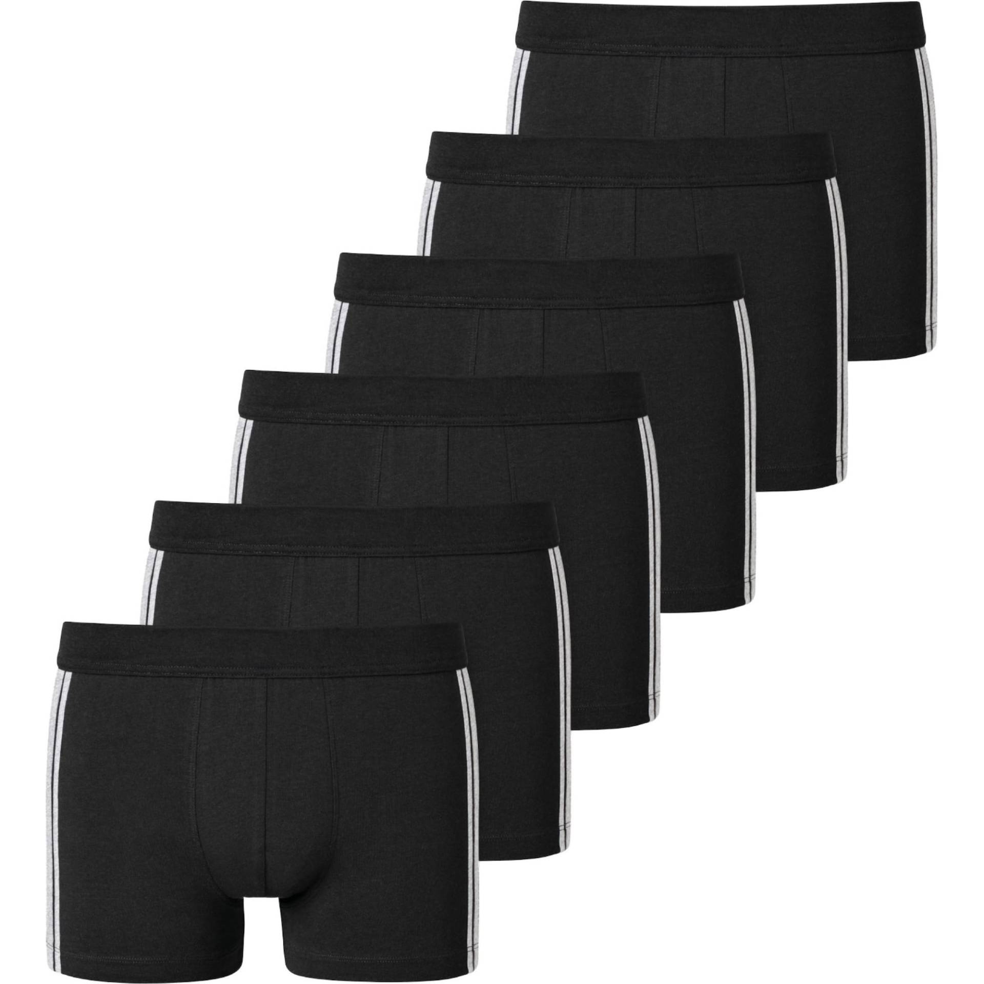 Schiesser, Herren, Unterhosen, 6er Pack - 95/5 Stretch - Organic Cotton Shorts / Pants, Schwarz, (M, 6er Pack) von Schiesser