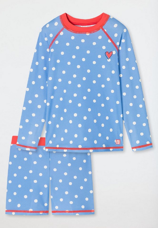 Schiesser Badeanzug Badeset für Mädchen Dots hellblau Gr. 140 Schiesser Badeanzug Badeset für Mädchen Dots hellblau Gr. 140 von Schiesser