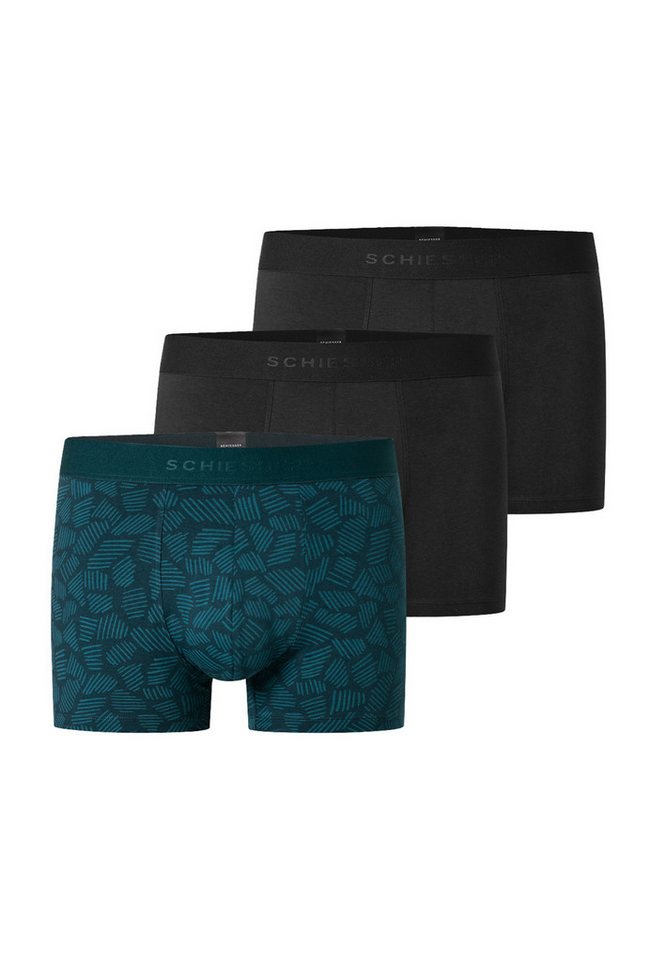 Schiesser Retro Boxer 3er Pack 95/5 Organic Cotton (Spar-Set, 3-St) Retro Short / Pant - Baumwolle - Ohne Eingriff - Atmungsaktiv von Schiesser