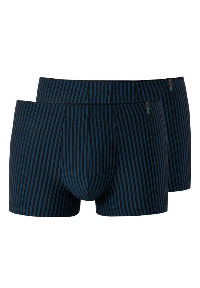 Schiesser Retro Boxer 2er Pack Long Life Soft Retro Short / Pant - ohne Eingriff - Schnelltrocknend Schiesser Retro Boxer 2er Pack Long Life Soft Retro Short / Pant - ohne Eingriff - Schnelltrocknend von Schiesser