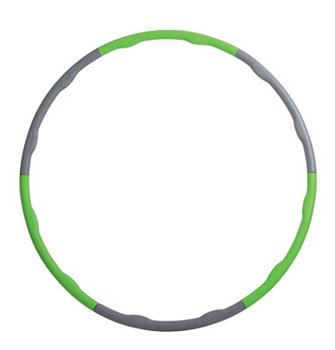 Schildkröt Unisex Jugend Erwachsene Fitness, Hula-Hoop Ring, Anthrazit-Grün, in 4-Farb Karton, 960035 Power, Grey/Green, 100 cm von Schildkröt