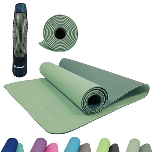 Schildkröt Bicolor Yogamatte, Grün-Moosgrün, 4mm, PVC-frei, im Carrybag Schildkröt Bicolor Yogamatte, Grün-Moosgrün, 4mm, PVC-frei, im Carrybag von Schildkröt