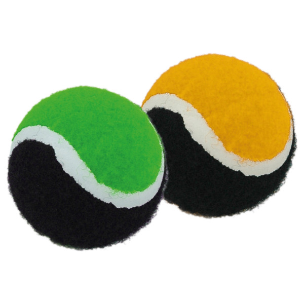 Schildkröt Fun Sports - Ersatz-Klettbälle - Strandspielzeug Gr One Size schwarz/gelb von Schildkröt Fun Sports