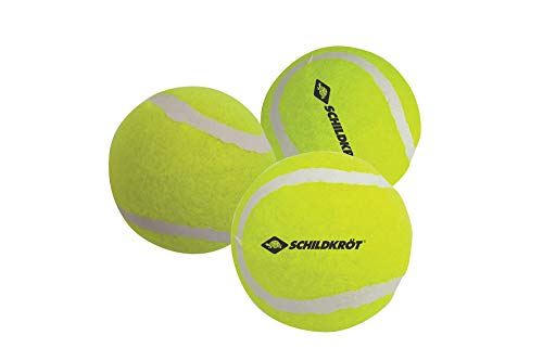 Schildkröt® Freizeit-Tennisbälle, 3 Stück, drucklos im Meshbag, gelber Filz, für das erste Tennis-Spiel auf der Straße, im Hof, 970048, gelb Schildkröt® Freizeit-Tennisbälle, 3 Stück, drucklos im Meshbag, gelber Filz, für das erste Tennis-Spiel auf der Straße, im Hof, 970048, gelb von Schildkröt