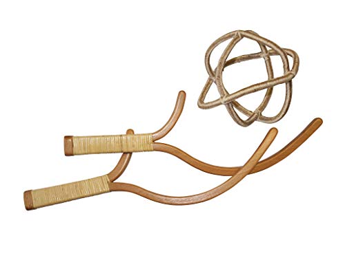 Schildkröt Schildköt Ogo Sport Classic Set, 2 Jabbit Schleudern aus Buchenholz, 1 Gitter-Ball aus geknotetem Seil (Ø 15 cm), 970116 Schildkröt Schildköt Ogo Sport Classic Set, 2 Jabbit Schleudern aus Buchenholz, 1 Gitter-Ball aus geknotetem Seil (Ø 15 cm), 970116 von Schildkröt