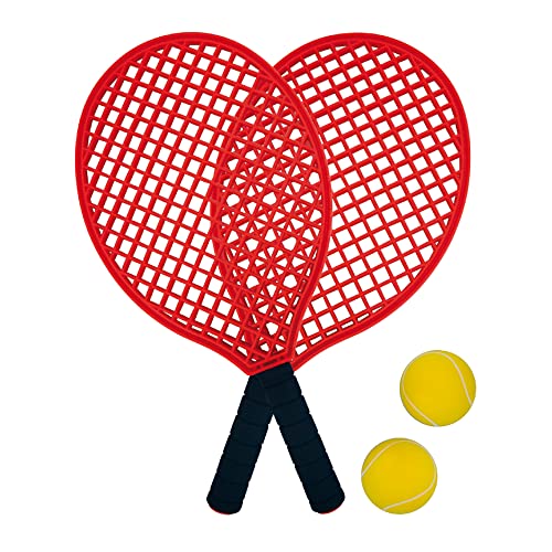 Schildkröt Beachtennis Set, 2 Schläger, 2 Softbälle, in wiederverschließbarer Netztasche, 970130 Schildkröt Beachtennis Set, 2 Schläger, 2 Softbälle, in wiederverschließbarer Netztasche, 970130 von Schildkröt