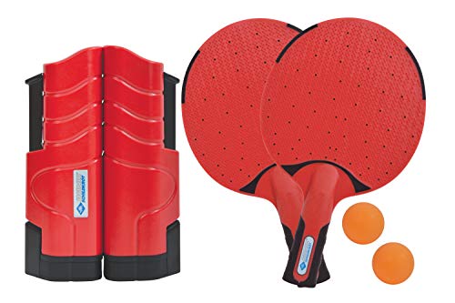 Donic-Schildkröt Tischtennis-Set Outdoor Flex, 2 wasserfeste Kunststoffschläger, 2 Bälle, inkl. ausziehbarer und längenverstellbarer Netzgarnitur, in praktischer wiederverschließbarer Dose, 788647 Donic-Schildkröt Tischtennis-Set Outdoor Flex, 2 wasserfeste Kunststoffschläger, 2 Bälle, inkl. ausziehbarer und längenverstellbarer Netzgarnitur, in praktischer wiederverschließbarer Dose, 788647 von Donic-Schildkröt