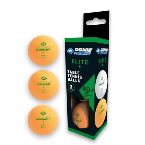 Donic-Schildkröt Tischtennisball 1-Stern Elite, 3 Stk. im Karton, orange, 608318 Donic-Schildkröt Tischtennisball 1-Stern Elite, 3 Stk. im Karton, orange, 608318 von Schildkröt