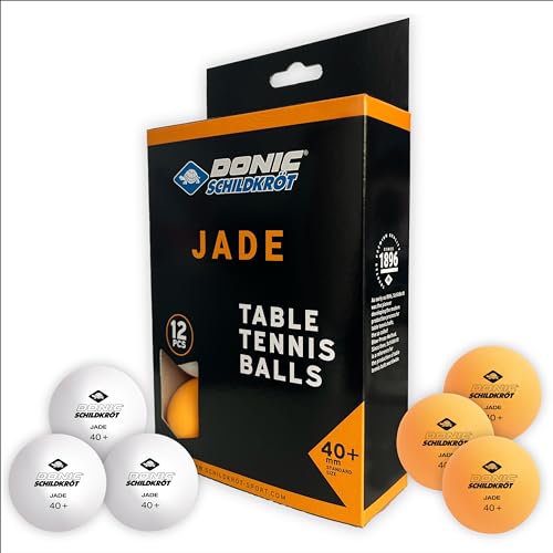 Schildkröt 618045 Unisex – Erwachsene Donic Tischtennisball Jade, Poly 40+ Qualität, 12 STK. im Polybag, 6 x weiß / 6X orange, Einheitsgröße Schildkröt 618045 Unisex – Erwachsene Donic Tischtennisball Jade, Poly 40+ Qualität, 12 STK. im Polybag, 6 x weiß / 6X orange, Einheitsgröße von Donic-Schildkröt