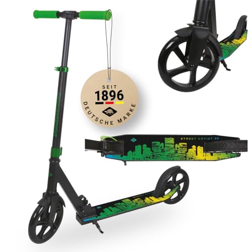Schildkröt® City Scooter Street Artist 2.0, hochwertiger Freizeit-Roller aus Aluminium, klappbar, 200mm Räder, für Kinder und Erwachsene, nochmal verbesserte Qualität Schildkröt® City Scooter Street Artist 2.0, hochwertiger Freizeit-Roller aus Aluminium, klappbar, 200mm Räder, für Kinder und Erwachsene, nochmal verbesserte Qualität von Schildkröt