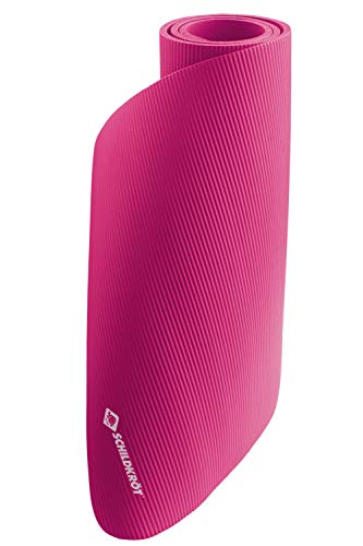 Schildkröt Fitnessmatte 10 mm, Pink, mit Tragegurt, 960070, 185x 61cm von Schildkröt