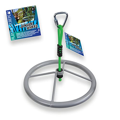 Schildkröt Jungle Spinning Wheel, Jungle Line Zubehör, großes Ninja Wheel aus Metall für Kinder und Erwachsene, Ninja Line Zubehör Schildkröt Jungle Spinning Wheel, Jungle Line Zubehör, großes Ninja Wheel aus Metall für Kinder und Erwachsene, Ninja Line Zubehör von Schildkröt