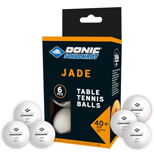 Schildkröt Unisex – Erwachsene Donic Tischtennisball Jade, Poly 40+ Qualität, 6 STK. im Blister, 6X weiß Schildkröt Unisex – Erwachsene Donic Tischtennisball Jade, Poly 40+ Qualität, 6 STK. im Blister, 6X weiß von Donic-Schildkröt
