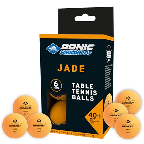Donic-Schildkröt Tischtennisball Jade, Poly 40+ Qualität, 6 Stk. im Blister, orange Donic-Schildkröt Tischtennisball Jade, Poly 40+ Qualität, 6 Stk. im Blister, orange von Schildkröt