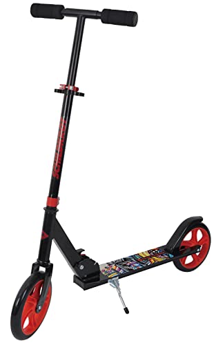 Schildkröt® City Scooter Road Catcher, 200m Räder, Roller aus Aluminium, klappbar, für Kinder ab 120cm Körpergröße, Jugendliche und Erwachsene, Design: Grafitti, 510203 von Schildkröt