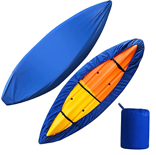 Schleuder Universal Kajak Abdeckung,UV-Schutz Kajak-Kanu-Abdeckung wasserdichte, Staubschutzschild für Kanu-Boot,420D Oxford (2.6-3.0m) von Schleuder
