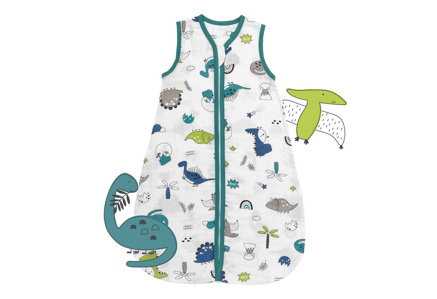 Schlummersack Kinderschlafsack, Musselin Babyschlafsack, 0.5 Tog OEKO-TEX zertifiziert Schlummersack Kinderschlafsack, Musselin Babyschlafsack, 0.5 Tog OEKO-TEX zertifiziert von Schlummersack