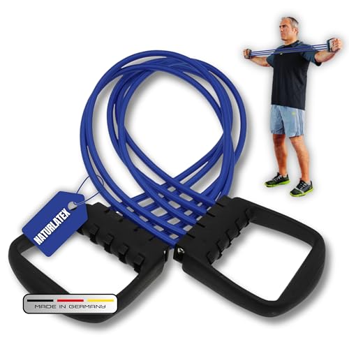 Expander Elastikon Fitness Training Sport Zugfeder Widerstand 20-100 kg, blau von Sport-Tec